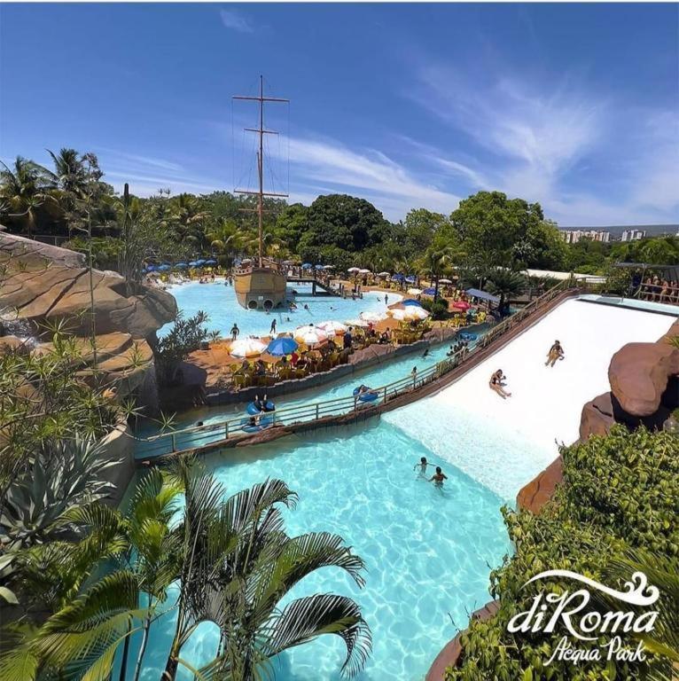 Spazzio Diroma Com Acesso Ao Acqua Park Splash Vulcao G *